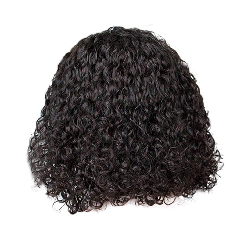 Small Volume Fluffy Female Chemical Fiber High Temperature Silk Wig Cover Angelassensation