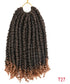 TOMO Pre-twisted Passion Twist Crochet African Dirty Braids Crochet Hair Angelassensation
