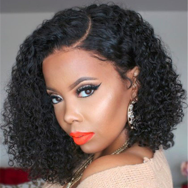 Small Volume Fluffy Female Chemical Fiber High Temperature Silk Wig Cover Angelassensation