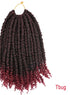 TOMO Pre-twisted Passion Twist Crochet African Dirty Braids Crochet Hair Angelassensation