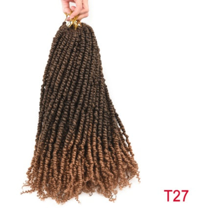TOMO Pre-twisted Passion Twist Crochet African Dirty Braids Crochet Hair Angelassensation