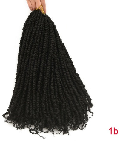 TOMO Pre-twisted Passion Twist Crochet African Dirty Braids Crochet Hair Angelassensation
